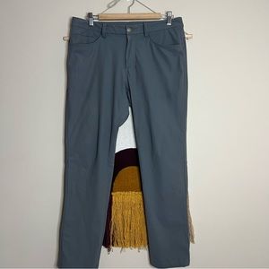 Lululemon Athletica gray ABC Pant Classic Warpstreme 32x32